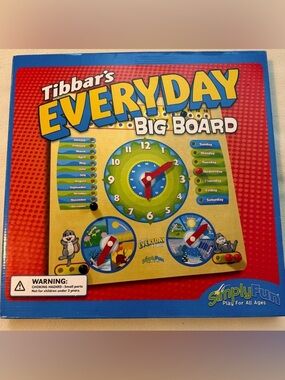 Counting Clock Day Month Calendar Weather Home School Montessori Board NWT